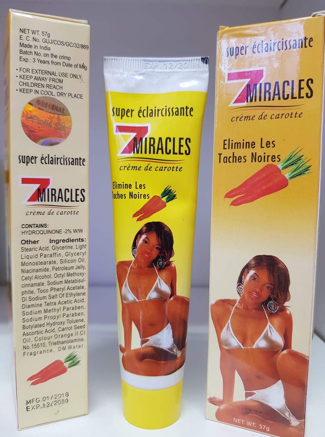 7 Miracles Carrot Lightening Cream 70g